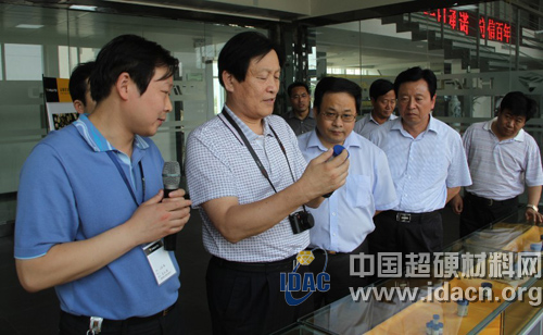 國家住建部司長李兵弟蒞臨惠豐金剛石調(diào)研