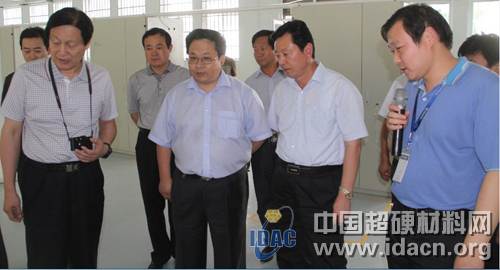 國家住建部司長李兵弟蒞臨惠豐金剛石調(diào)研