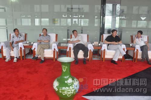 王光祖教授一行柘城走訪系列報道——走進(jìn)惠豐金剛石有限公司