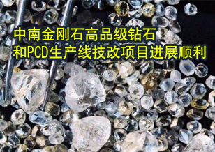中南金剛石高品級(jí)鉆石和PCD生產(chǎn)線技改項(xiàng)目進(jìn)展順利