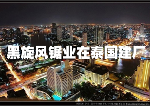 黑旋風(fēng)鋸業(yè)在泰國建廠