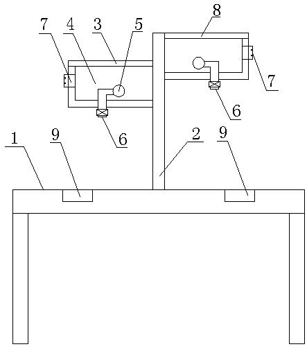 金剛石微粉分級(jí)用多功能工作臺(tái)