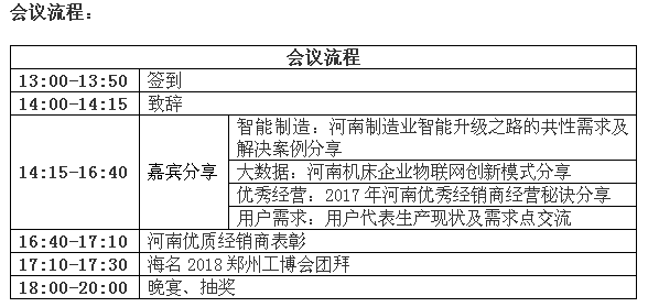 海名2018鄭州工博會團拜會暨河南機床行業(yè)交流會邀請函
