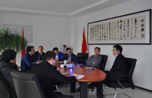 中科院王斌博士一行到華晶公司交流指導