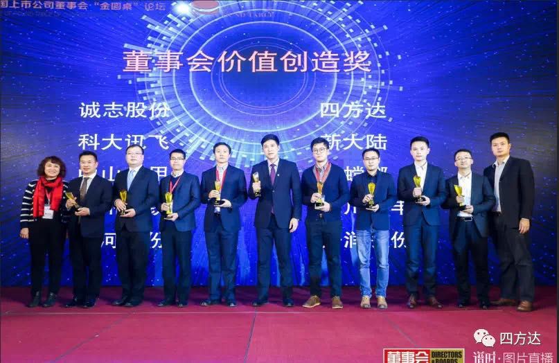 河南四方達(dá)榮獲第十四屆“金圓桌”董事會價值創(chuàng)造獎