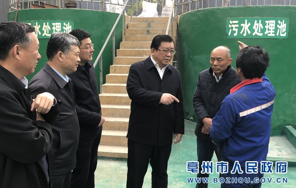 亳州市長調(diào)研多家金剛石企業(yè)環(huán)保整改情況
