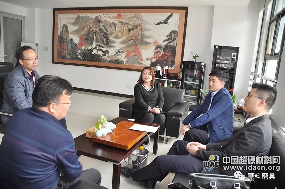 中國(guó)超硬材料網(wǎng)總經(jīng)理石超、DT新材料CEO張立生一行調(diào)研豫星微鉆