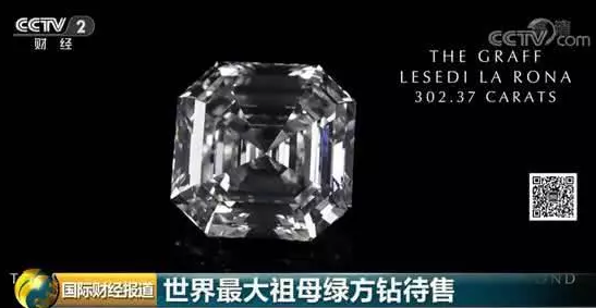 302.37克拉！“世界最大頂級方鉆”待售