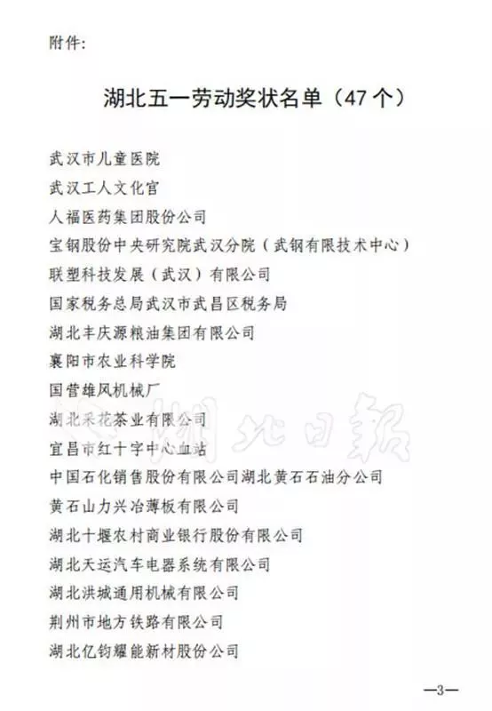 鄂州市金鋒超硬材料有限公司榮獲2019年湖北省五一勞動(dòng)獎(jiǎng)狀！