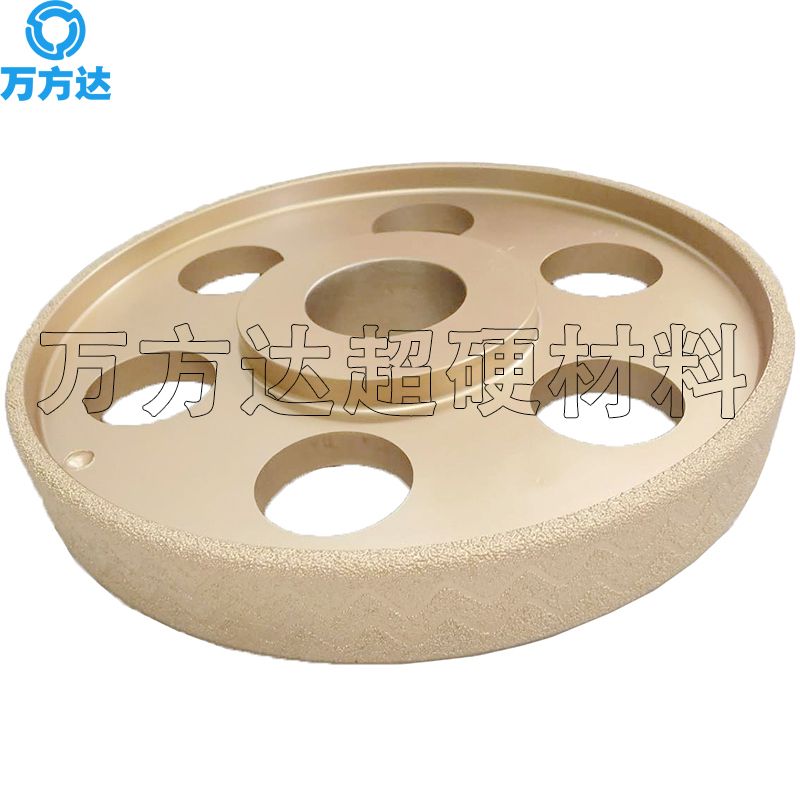 萬方達加工定磨鑄鐵鋼釬焊金剛石砂輪400*40*127