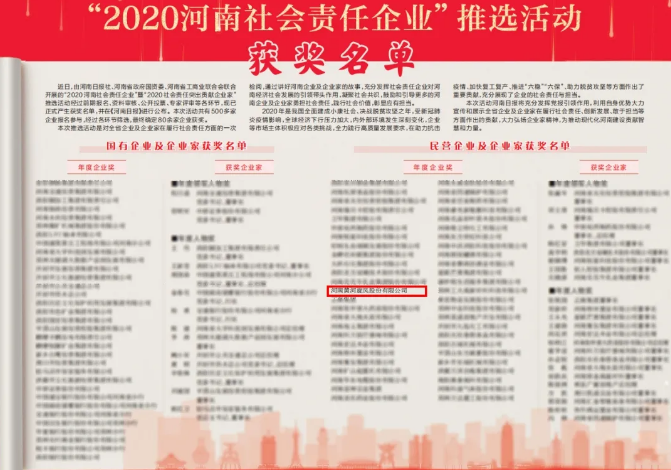 黃河旋風(fēng)榮獲“2020河南社會(huì)責(zé)任企業(yè)”年度企業(yè)獎(jiǎng)