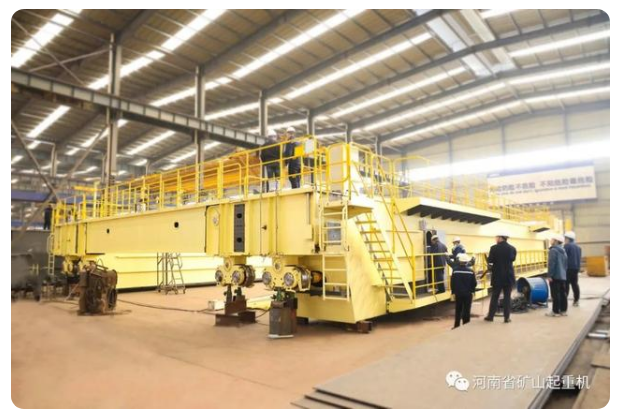 河南礦山承制梅鋼160噸冶金鑄造橋式起重機(jī)通過(guò)專家A檢